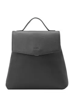 Рюкзак кожаный, отделение на молнии, однотонный, женский PICARD, черный