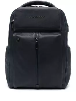 Рюкзак кожаный PIQUADRO, синий