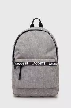 Рюкзак женский Lacoste с логотипом, серый