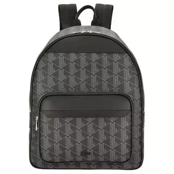 Рюкзак Lacoste The Blend aus Canvas 40 cm, цвет allover monogram black