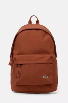 Рюкзак Лакост Lacoste, коричневый