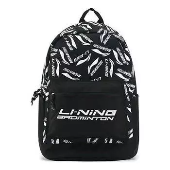 Рюкзак Li-Ning Badminton Logo Backpack 'Black White', черный