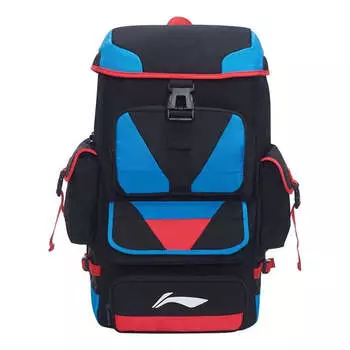 Рюкзак Li-Ning Basketball Outdoor Backpack Large 'Black Blue Red', черный