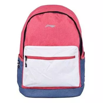 Рюкзак Li-Ning Logo Backpack 'Pink White Blue', розовый