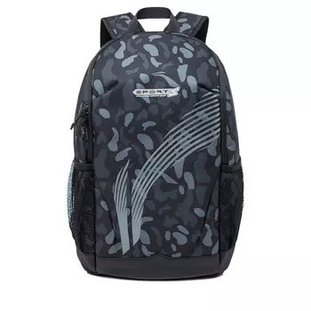 Рюкзак LiNing Fitness Series из полиэстера, стандартный, унисекс, черный