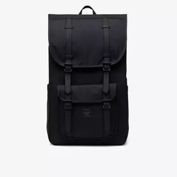 Рюкзак little america из переработанного полиэстера Herschel Supply Co, черный
