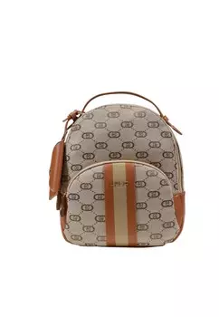 Рюкзак Liu Jo с принтом, бежевый