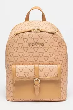 Рюкзак Liuto из экокожи с логотипом Valentino Bags, бежевый