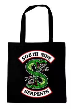 Рюкзак Logoshirt Riverdale South Side Serpent, черный