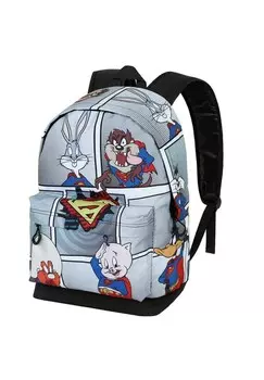 Рюкзак LOONEY TUNES 100 HIGH SCHOOL Karactermania, серый