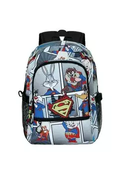 Рюкзак LOONEY TUNES SUPER FIGHT HIGH SCHOOL Karactermania, серый