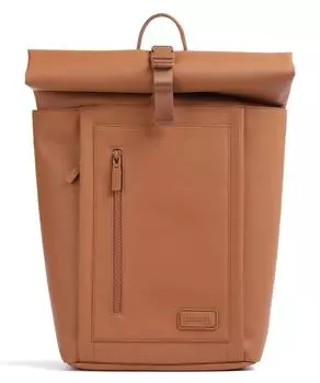 Рюкзак Lost In Berlin с откидной крышкой из полиуретана Lipault, коричневый