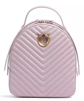 Рюкзак Love Click из мягкой яловой кожи Pinko, фиолетовый