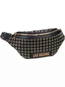 Рюкзак Love Moschino Sling Bag Glam Up Fanny Pack 4060, цвет Nero Galvanica Oro