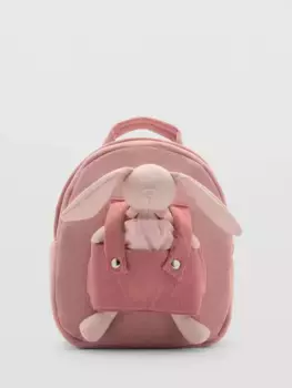 Рюкзак Mango Cangup Bunny Toy, цвет pastel pink