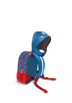 Рюкзак MARVEL CAPTAIN AMERICA GURIHIRU HOODED Karactermania, синий