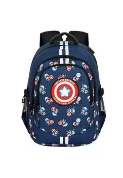 Рюкзак MARVEL CAPTAIN AMERICA RUNNING PLUS Karactermania, синий