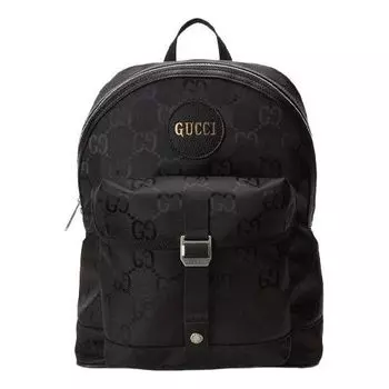 Рюкзак Men's Gucci Off The Grid OTG Environmental Friendly Series Logo Leather Logo Nylon schoolbag Backpack Black 644992-H9HON-1000, черный