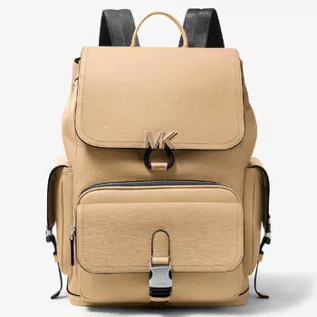 Рюкзак Michael Kors Hudson Leather, черный/светло-коричневый