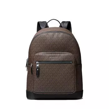 Рюкзак Michael Kors Hudson Logo, коричневый/чёрный