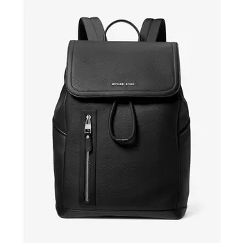 Рюкзак Michael Kors Hudson Pebbled Leather Utility, черный