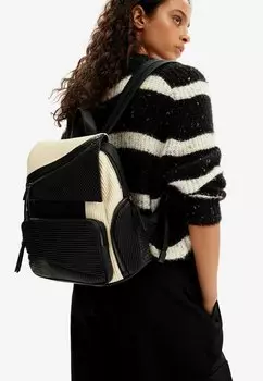 Рюкзак MIDSIZE TEXTURED Patchwork Desigual, черный