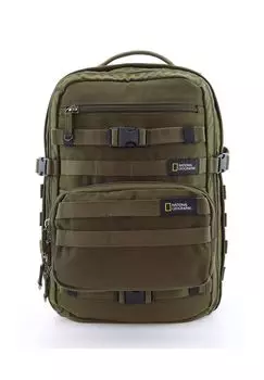 Рюкзак Milestone из переработанных ПЭТ-бутылок NATIONAL GEOGRAPHIC, хаки