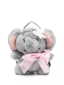 Рюкзак Monnalisa Plush Elephant, серый