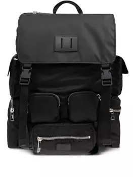 Рюкзак Moschino с множеством карманов, черный