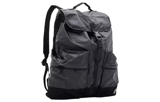 Рюкзак мужской Stone Island с внешними карманами, черный