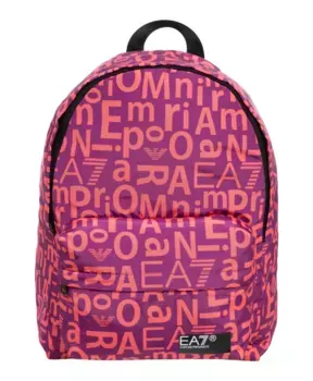 Рюкзак на молнии с логотипом Emporio Armani Ea7, фиолетовый