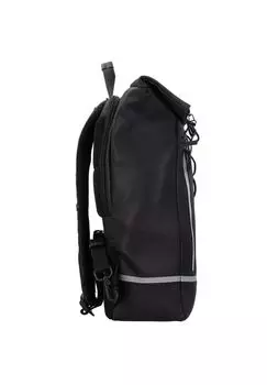 Рюкзак, на молнии, с подкладкой на спине, однотонный, 22л JOST, черный