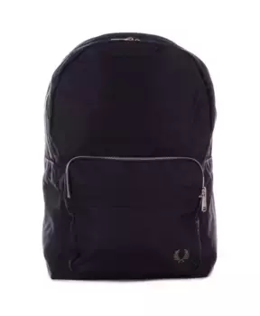 Рюкзак на молнии спереди с логотипом Fred Perry, черный