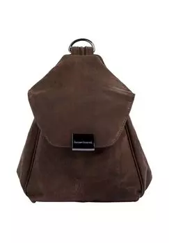 Рюкзак, натуральная кожа bruno banani, коричневый