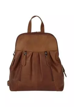 Рюкзак, натуральная кожа Cluty, цвет Cognac