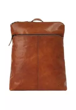Рюкзак, натуральная кожа SPIKES & SPARROW, цвет Cognac