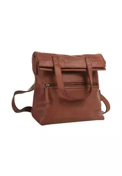 Рюкзак, натуральная кожа Wou Wou, цвет Cognac