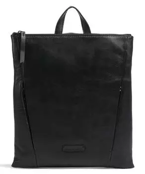 Рюкзак Nelson 4 из мелкозернистой кожи Jack Kinsky, черный