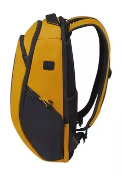 Рюкзак, отделение для ноутбука, мягкие лямки, водонепроницаемый Samsonite, желтый