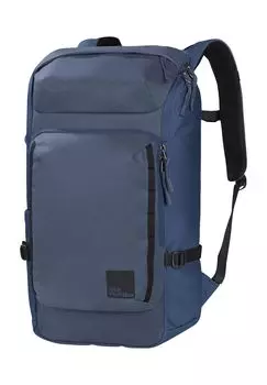 Рюкзак, отделение для ноутбука, водонепроницаемый, 28 литров Jack Wolfskin, цвет Evening Sky