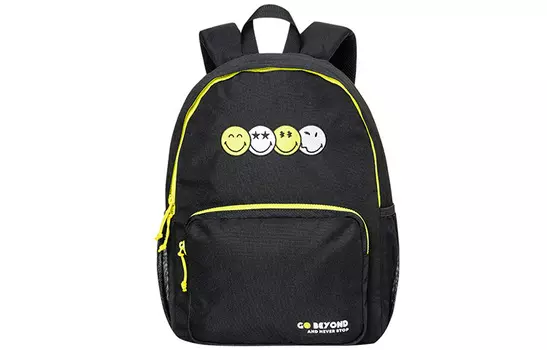Рюкзак Оксфорд унисекс, коллекция Life Collection от Anta SmileyWorld, черный