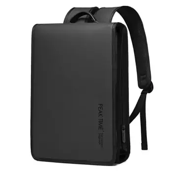 Рюкзак PEAK TIME "ПТ-309", городской рюкзак с многочисленными внутренними отделениями, черный