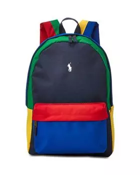 Рюкзак Polo Kids с цветными блоками Polo Ralph Lauren, цвет Multi