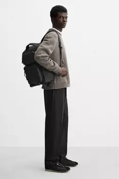 Рюкзак прорезиненный ZARA, черный