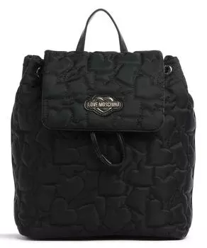 Рюкзак Puffy Heart из полиэстера Love Moschino, черный