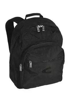 Рюкзак Путешествие, вышивка логотипа camel active, черный