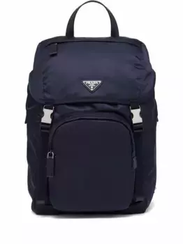 Рюкзак Re-Nylon с логотипом Prada, синий
