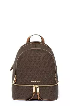 Рюкзак Rhea из экокожи с логотипом Michael Kors, коричневый