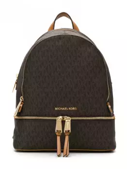 Рюкзак Rhea среднего размера MICHAEL KORS, коричневый