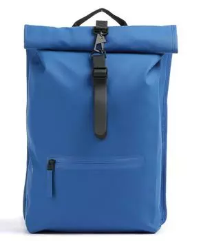 Рюкзак Rolltop полиуретан, полиэстер Rains, синий